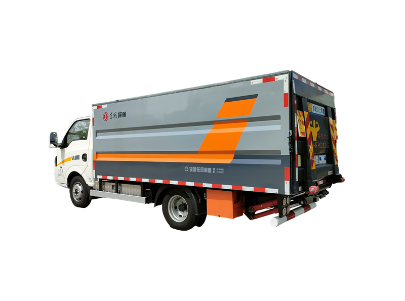 密閉式桶裝垃圾車(chē)EQ5041XTYSBEV（純電動(dòng)）